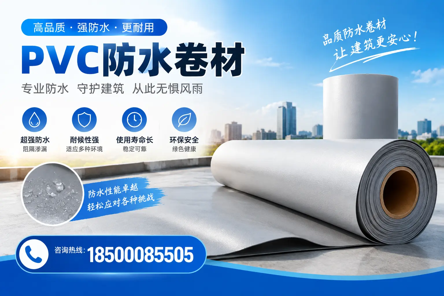 如何选择高质量的PVC防水卷材?阳江消费者必看指南