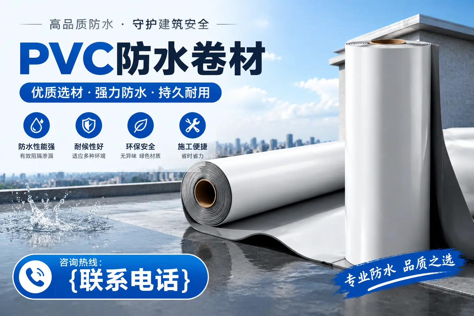 PVC防水卷材的选购技巧与注意事项,助您在阳江找到合适产品